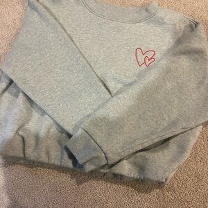 Universal Thread Gray Textured Sweatshirt